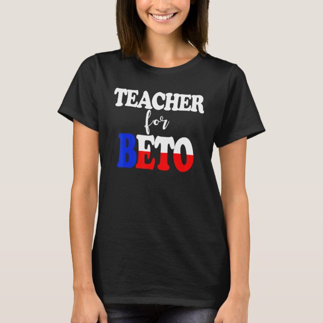 Camiseta Profesores De Beto O'Rourke 2022 Demócratas (Anverso)
