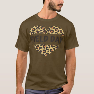Camiseta Profesores de campo día leopardo corazón el último