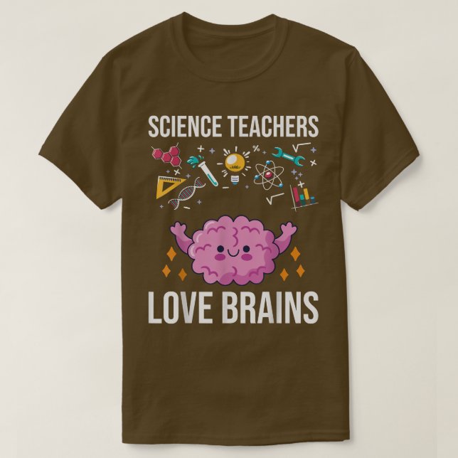 Camiseta Profesores de Ciencia Aman el Salón de Profesores  (Diseño del anverso)