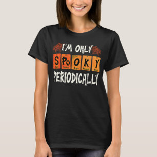 Camiseta Profesores de ciencia Halloween Solo soy Periódico
