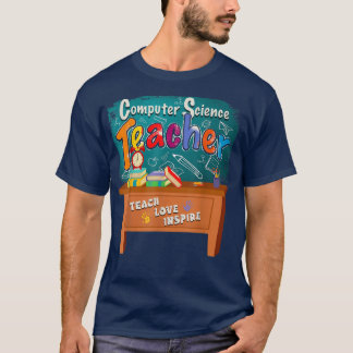 Camiseta Profesores de Ciencias de la Computación Enseñan A