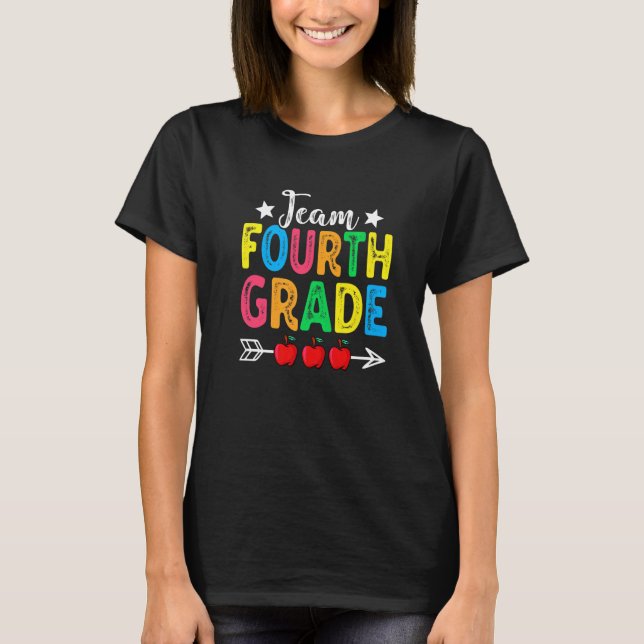 Camiseta Profesores De Cuarto Grado De Equipo Cutáneo De Vu (Anverso)