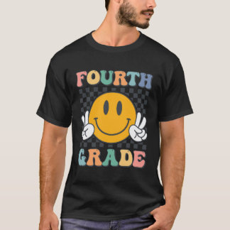 Camiseta Profesores de cuarto grado niños Chicas sonrisa re