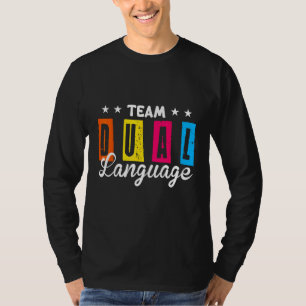 Camiseta Profesores de Doble Idioma Regresan a la Escuela S