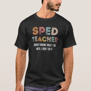 Camiseta Profesores de educación especial de vuelta a la es