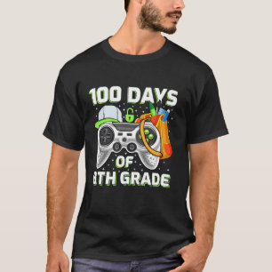 Camiseta Profesores De Estudiantes De Video Gamer 100 Días 