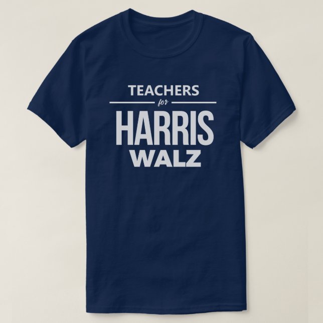Camiseta Profesores de Harris Walz (Diseño del anverso)