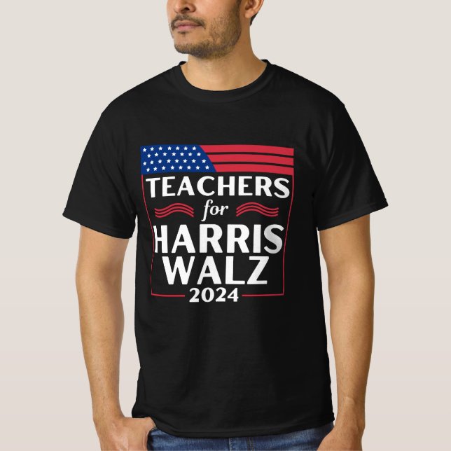 Camiseta Profesores De Harris Walz 2024 (Anverso)