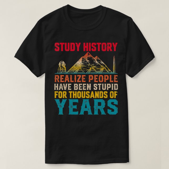 Camiseta Profesores de historia divertidos errores de histo (Diseño del anverso)