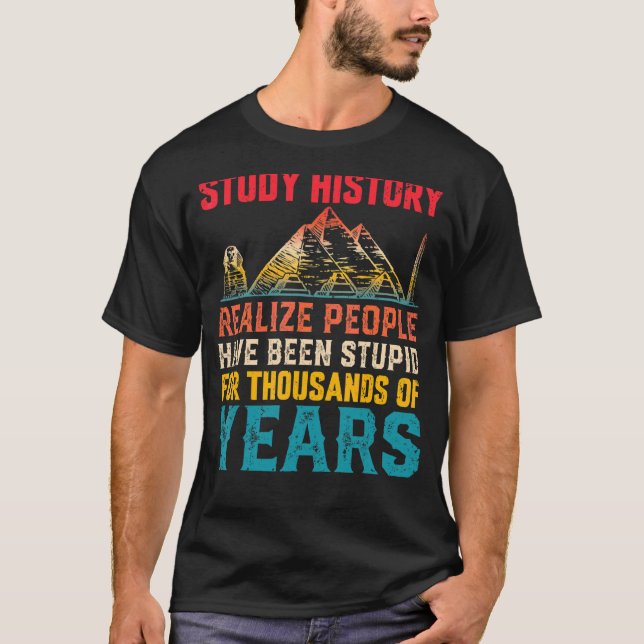 Camiseta Profesores de Historia Historia Chiste Historia Bu (Anverso)