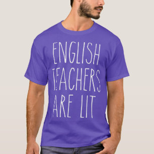 Camiseta Profesores de inglés son profesionales de literatu