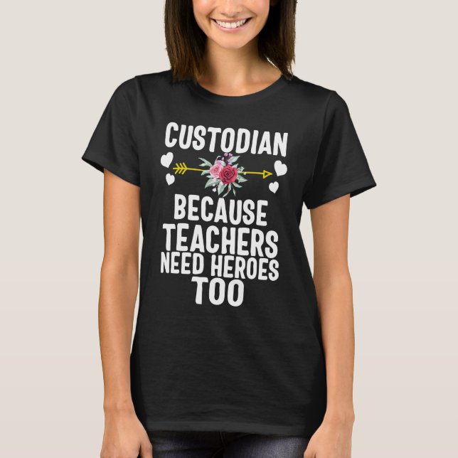Camiseta Profesores de Janitor Apreciación de Custodio Esco (Anverso)