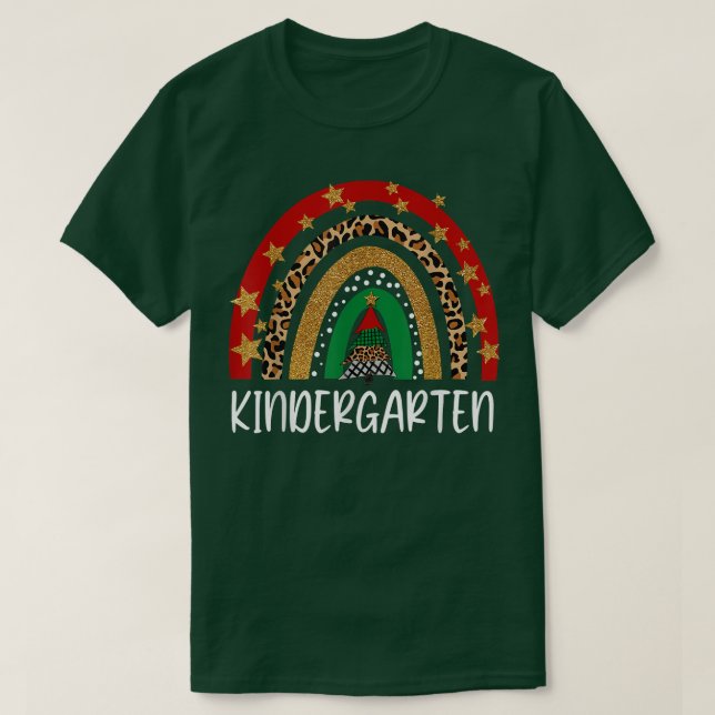 Camiseta Profesores de kindergarten Navidades divertidos de (Diseño del anverso)