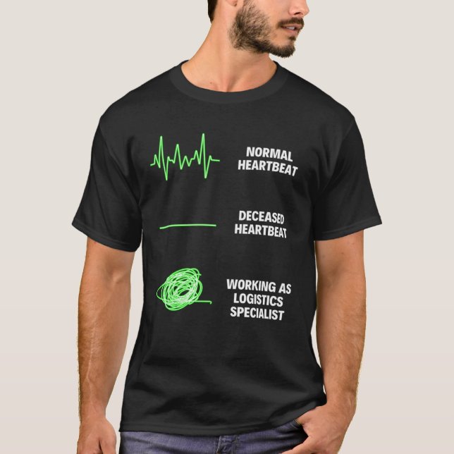 Camiseta Profesores de Logística de Trabajo Logístico Espec (Anverso)