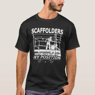 Camiseta Profesores de obreros de construcción de andamios 