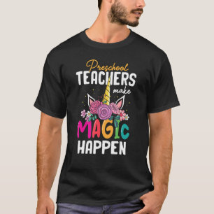 Camiseta Profesores de preescolar hacen que la magia vuelva