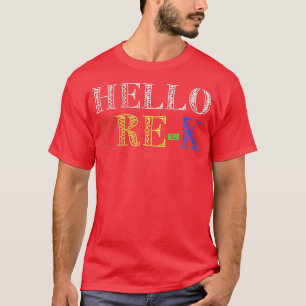 Camiseta Profesores De PreK Regalos De Primer Día De Colegi