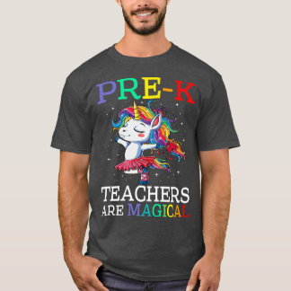 Camiseta Profesores De PreK Son Magicos Unicornios De Vuelt