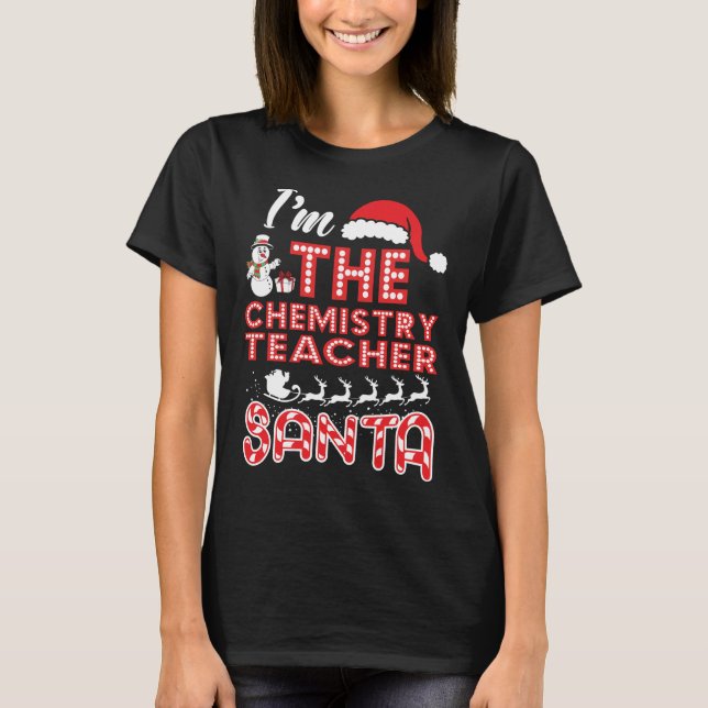 Camiseta Profesores de Química Navidades soy química (Anverso)