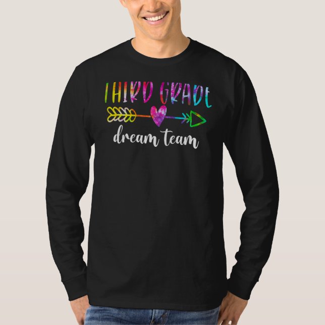Camiseta Profesores De Tercer Grado Del Equipo De Sueño De  (Anverso)