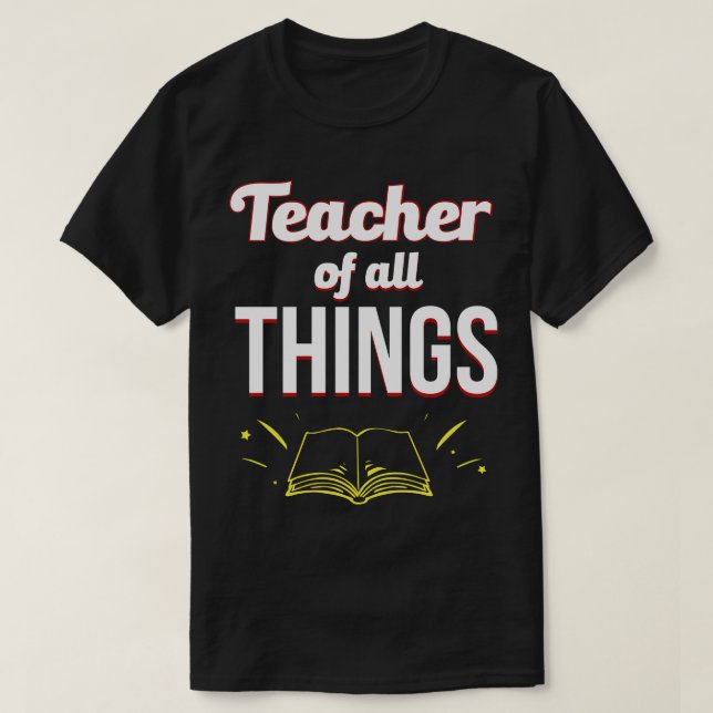 Camiseta Profesores De Todas Las Cosas (Diseño del anverso)