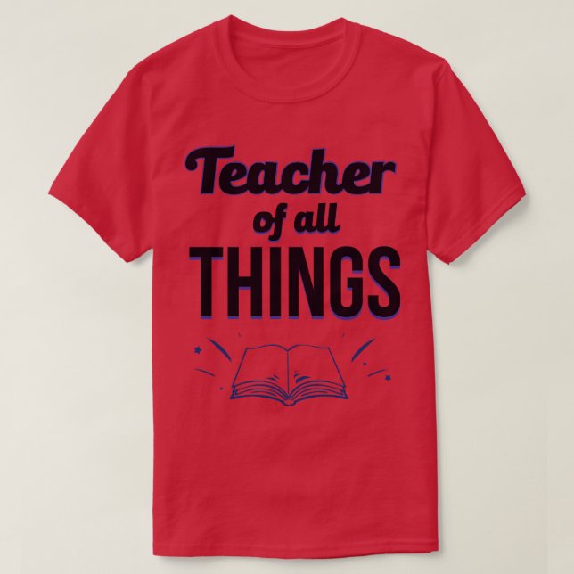 Camiseta Profesores De Todas Las Cosas 2 (Diseño del anverso)