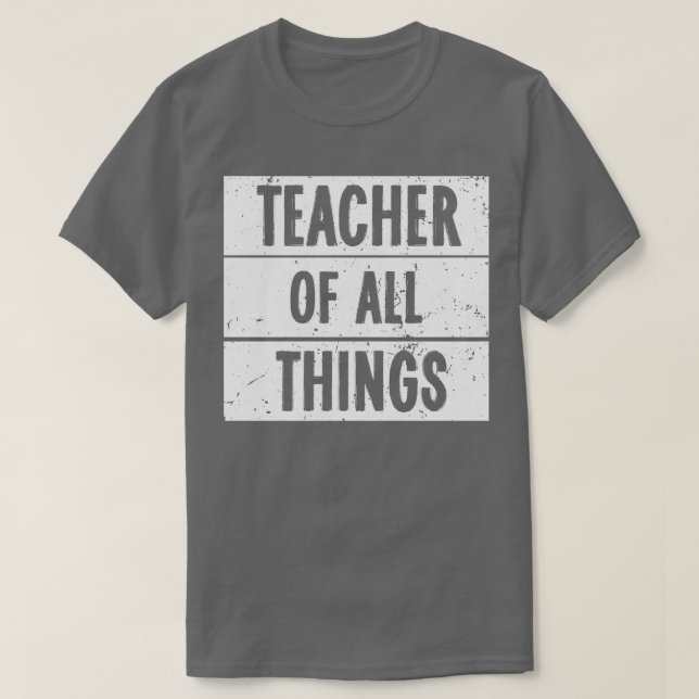 Camiseta Profesores De Todas Las Cosas 4 (Diseño del anverso)