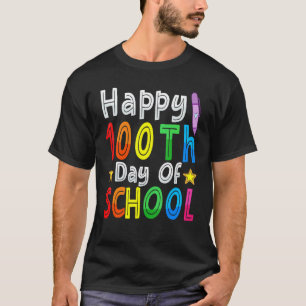Camiseta Profesores del 100º día de escuela Niños Niño Feli