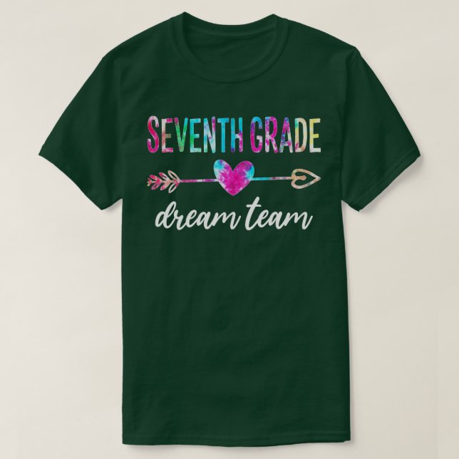 Camiseta Profesores del equipo de Dream de séptimo grado (Diseño del anverso)