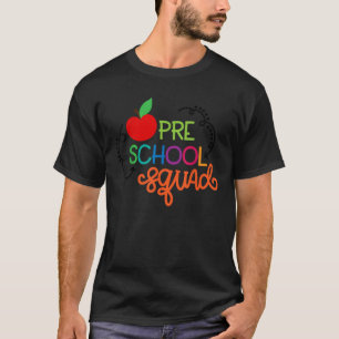Camiseta Profesores divertidos del Escuadrón Preescolar
