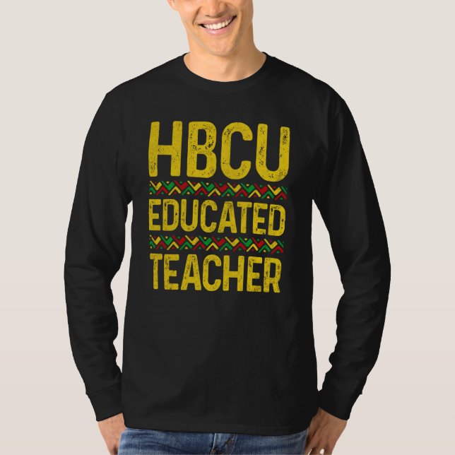 Camiseta Profesores Educados Hbcu Colegio Negro Histórico G (Anverso)