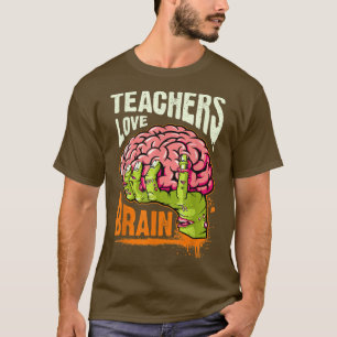 Camiseta Profesores, Halloween, Cerebro 6469