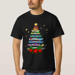 Camiseta Profesores Navidades Crayon Tree Light Decoración 