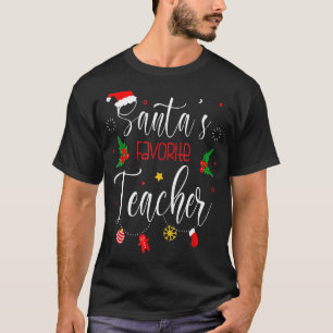 Camiseta Profesores Navidades favoritos de Santa Ana Jóvene