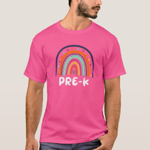 Camiseta Profesores pre K Cute Rainbow Kids Day 2022 Ba