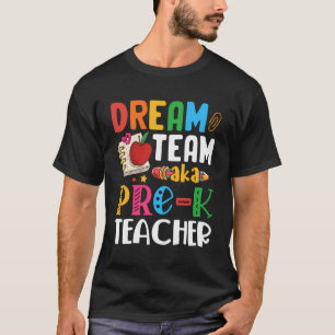 Camiseta Profesores pre-K de Dream Team Aka Pre-K
