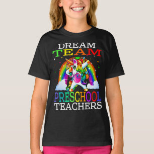Camiseta Profesores prescolares de Dream Team Unicorn