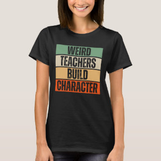Camiseta Profesores raros Construyen Raccoon de Caracteres