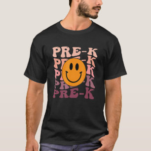 Camiseta Profesores Retro de PreK Smile Primer Día de Presc