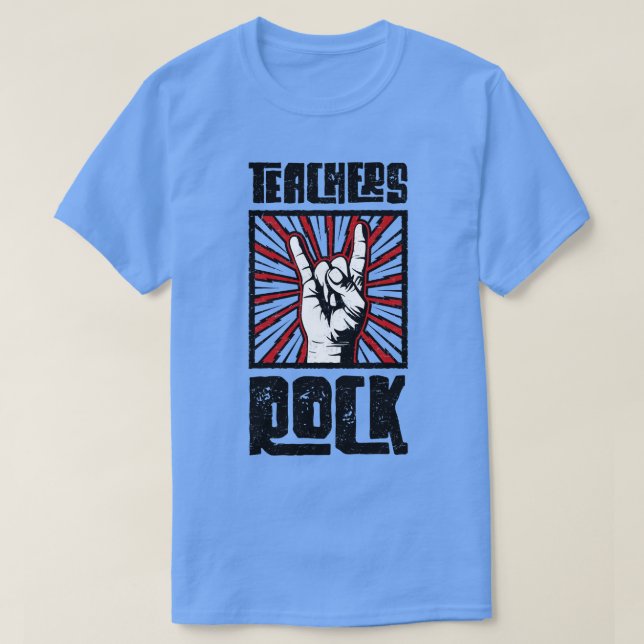 Camiseta Profesores Rock Red Barn USA (Diseño del anverso)