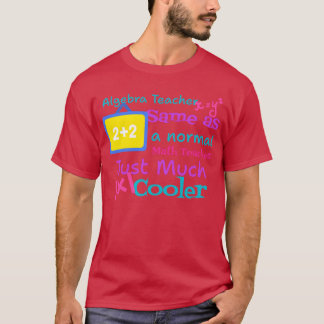 Camiseta ProfesoresdeálgebrasigualqueunprofesordeMatemática