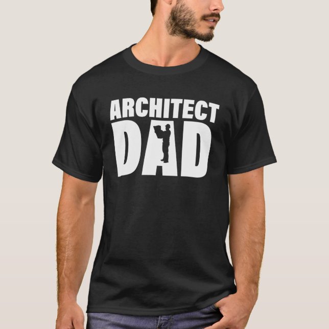 Camiseta Profession Job For Men   Architect Dad (Anverso)