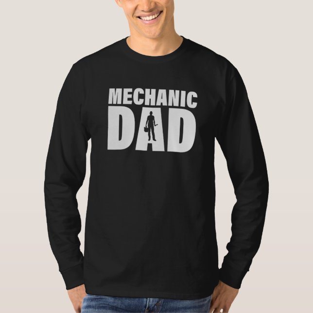 Camiseta Profession Job For Men  Mechanic Dad (Anverso)