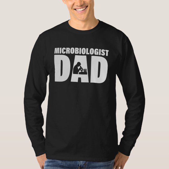 Camiseta Profession Job For Men   Microbiologist Dad (Anverso)
