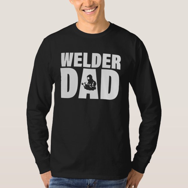 Camiseta Profession Job For Men   Welder Dad (Anverso)