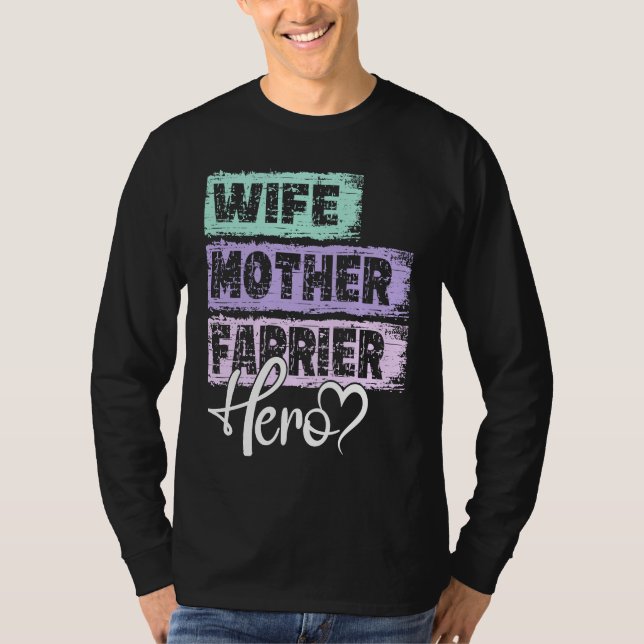 Camiseta Profession mom hero mother Farrier (Anverso)