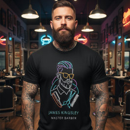 Camiseta Professional Barber Haircut Shave Grooming Stylish