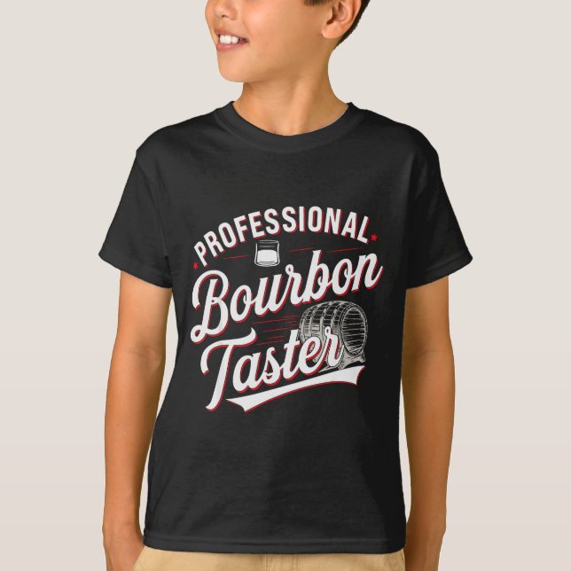Camiseta Professional Bourbon Taster Funny Drinking Whiskey (Anverso)