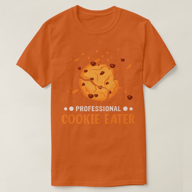 Camiseta Professional Cookie Eater Baking Team Gingerbread  (Diseño del anverso)