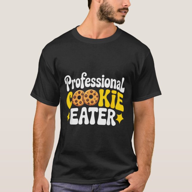 Camiseta Professional Cookie Eater Cookie Lover Chocolate C (Anverso)